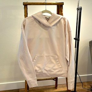 James Perse shell pink hoodie